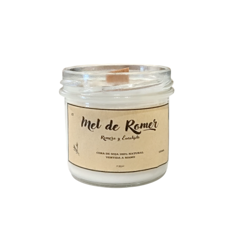 Vela artesanal MEL DE ROMER...