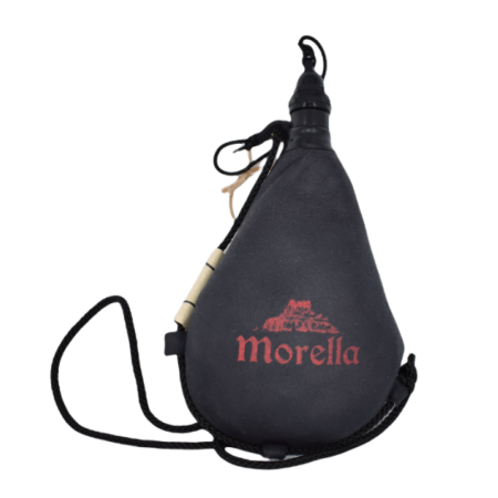 Bota de vino negra Morella